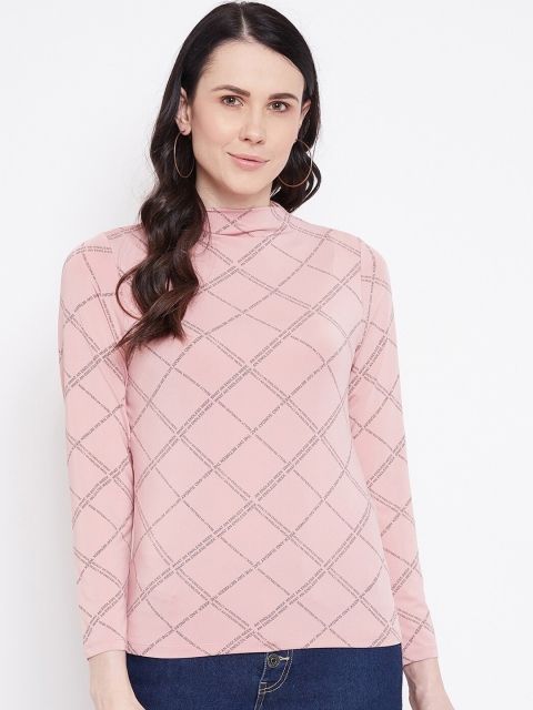 

CAMLA Khaki Checked Woollen Regular Top