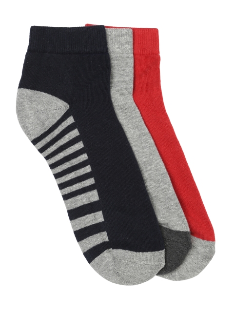 

Roadster Men Pack of 3 Ankle-Length Socks, Black