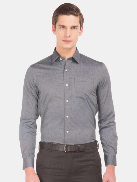

Arrow Men Grey Slim Fit Opaque Casual Shirt