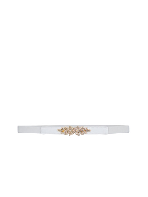 

Kazo Women White PU Belt