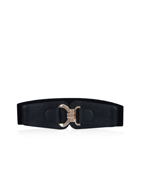 

Kazo Women Black Belt With Metal Buckle Fastening