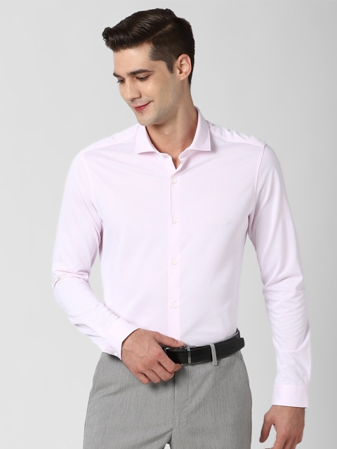 

Peter England Men Pink Opaque Formal Shirt