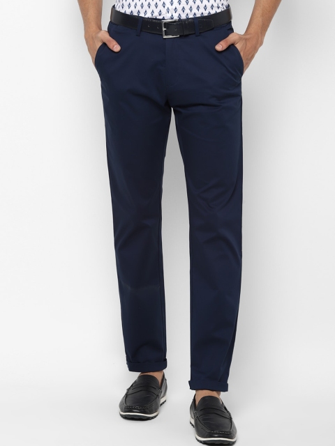 

Allen Solly Men Navy Blue Trousers