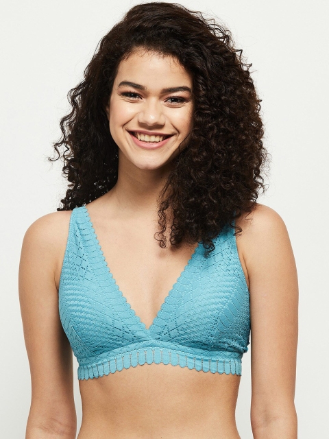 

max Blue Lighly Padded Everyday Bra