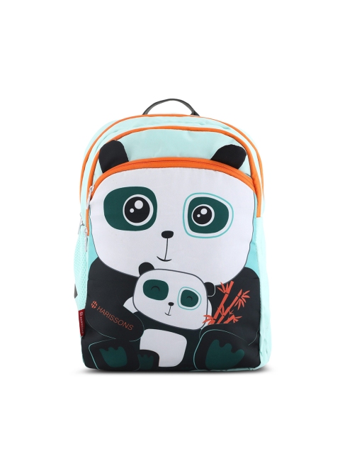 

Harissons Unisex Orange & Black Graphic Backpack
