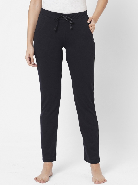 

Sweet Dreams Women Navy Blue Cotton Solid Pyjama (F-LLP-4238_Navy_L)