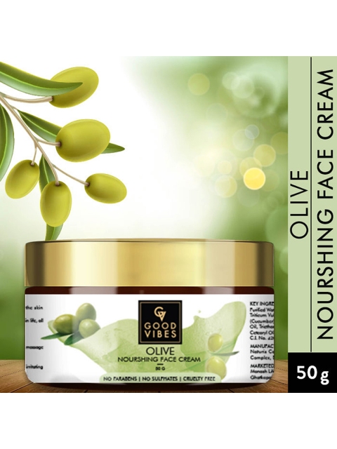 

Good Vibes Age Defying Face Cream - Olive (50 g), Transparent