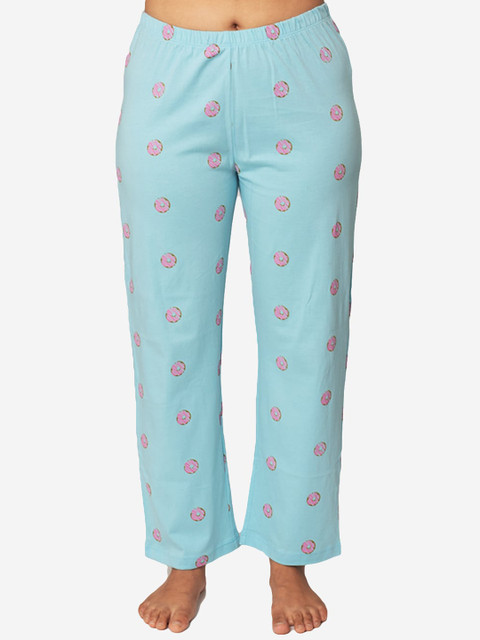 

Soxytoes Women Blue & Pink Donut Disturb Large Cotton Pyjama