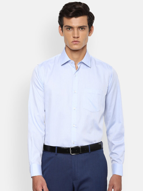 

Van Heusen Men Blue Opaque Formal Shirt