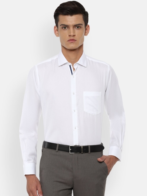 

Van Heusen Men White Slim Fit Opaque Formal Shirt