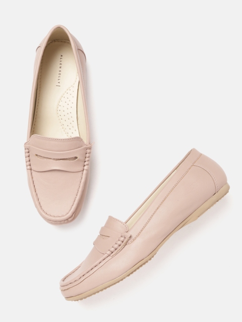 

Allen Solly Women Peach-Coloured Penny Loafers