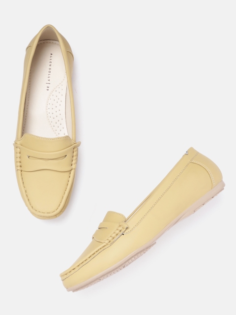 

Allen Solly Women Yellow Solid Penny Loafers