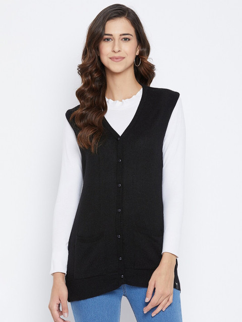 

NEVA Women Black Cardigan