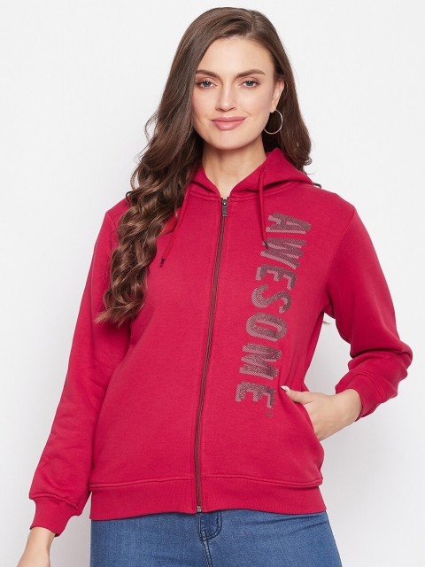 

NEVA Women Red Printed Sweatshirt