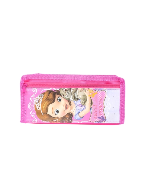 

Instabuyz Kids Pink & Grey Printed Pen Pencil Case