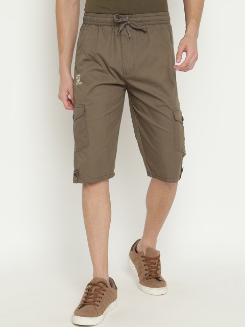 

V2 Value & Variety Men Brown Solid Cargo Shorts