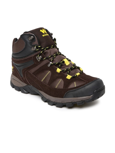 

Wildcraft Men Brown Punka Brown 11 M High-Top Trekking Shoes