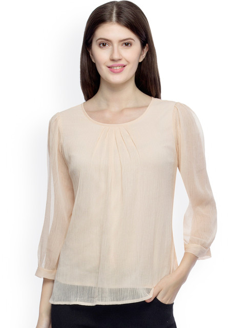 

WISSTLER Women Beige Top