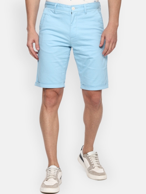 

Louis Philippe Sport Men Blue Regular Shorts