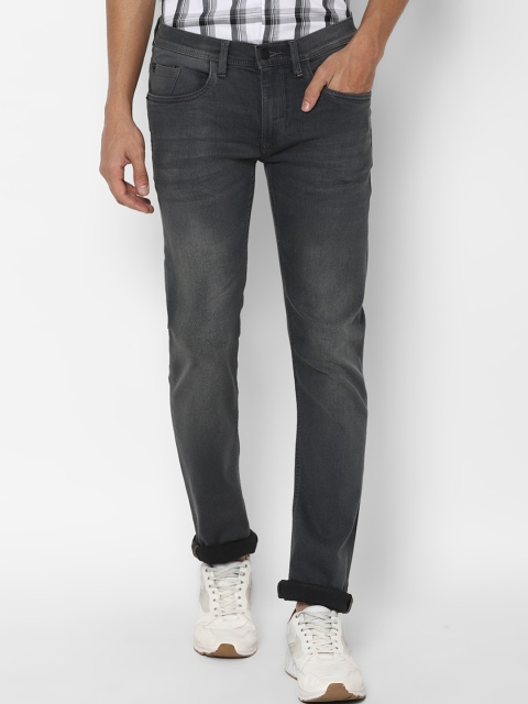 

Allen Solly Men Grey Skinny Fit Heavy Fade Jeans