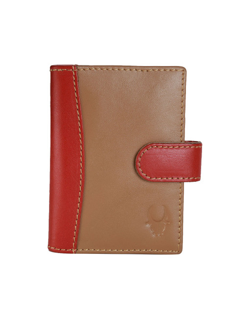 

WildHorn Men Tan Brown Genuine Leather Card Holder