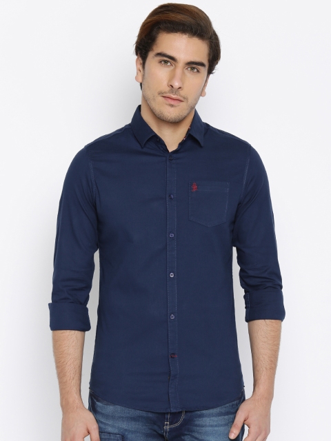 

Being Human Blue Casual Shirt