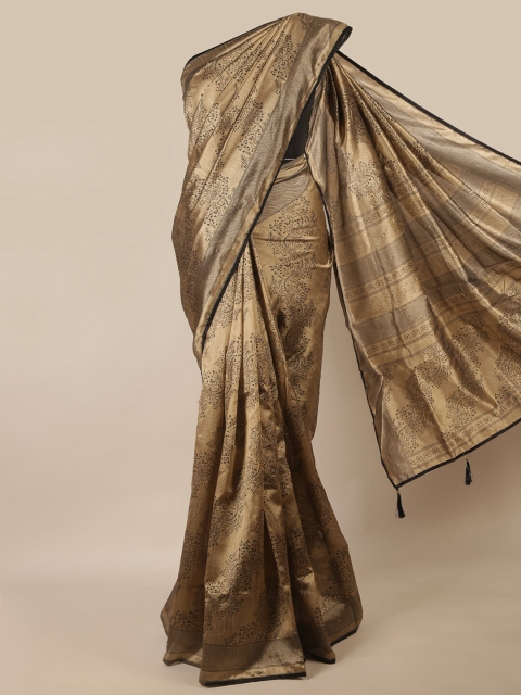 

Pothys Grey & Black Floral Saree