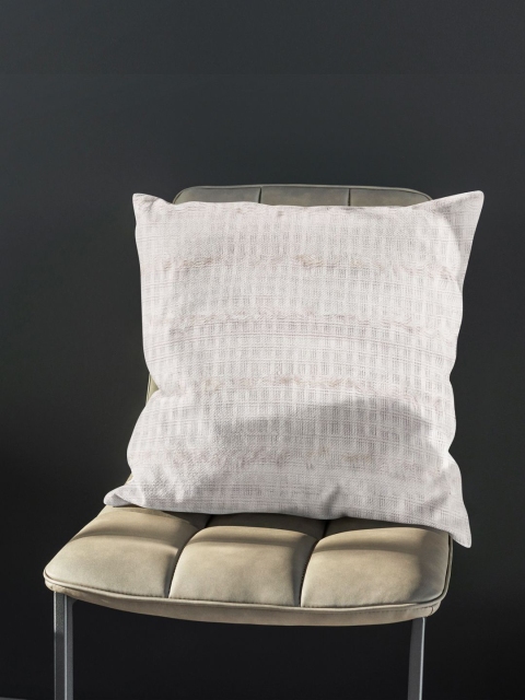 

BIANCA Off White Tweed Luxury Square Cushion Covers
