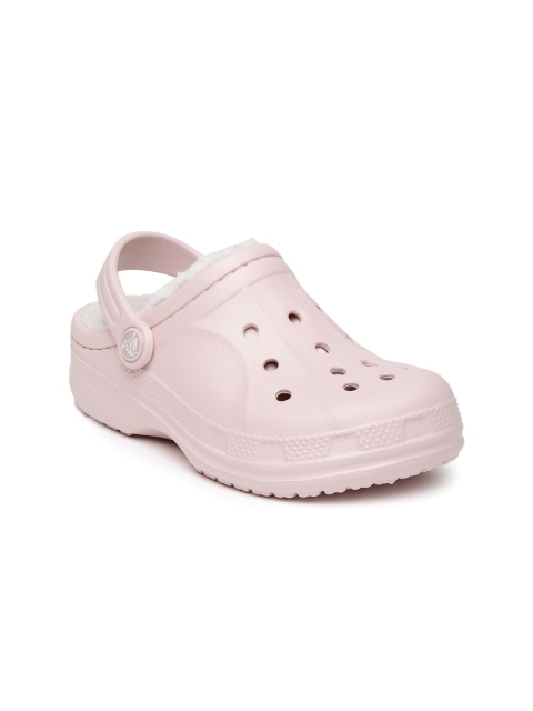 

Crocs Kids Pink Ralen Lined Clogs