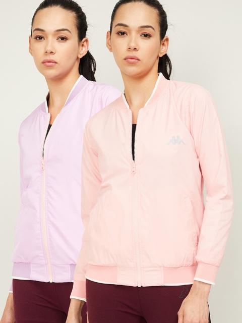 

Kappa Women Pack Of 2 Pink & Lavender Bomber Jackets
