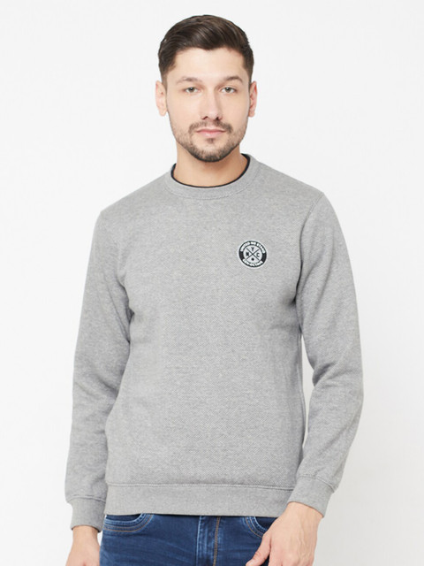 

Octave Men Grey Sweatshirt