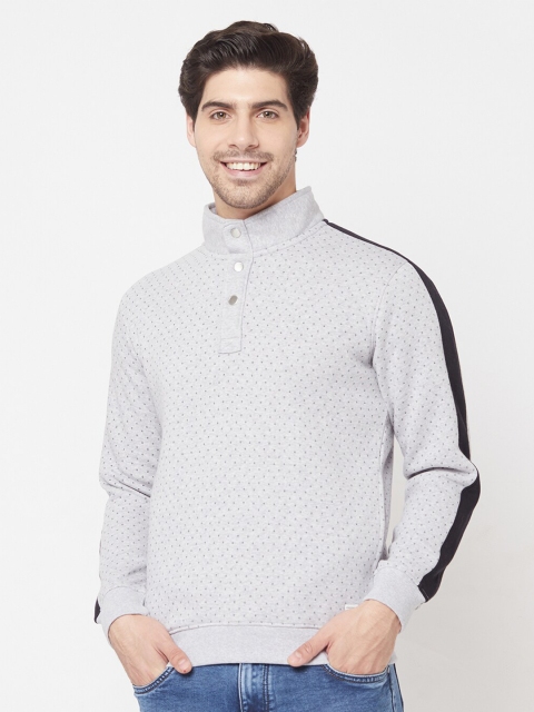 

Octave Men Grey Printed Sweatshirt