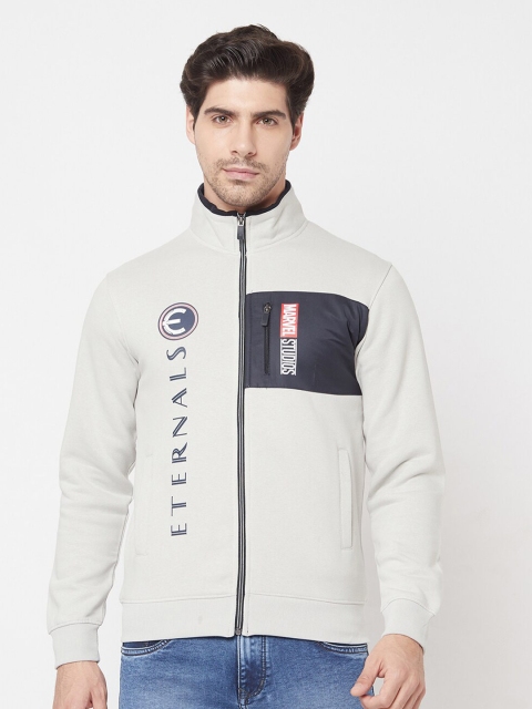 

Octave Men Grey Printed Sweatshirt