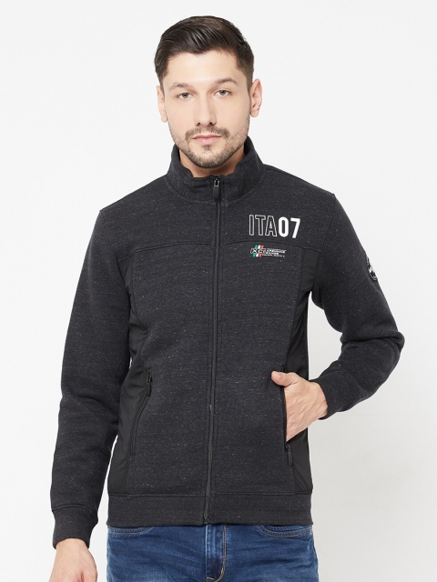 

Octave Men Black Printed Sweatshirt