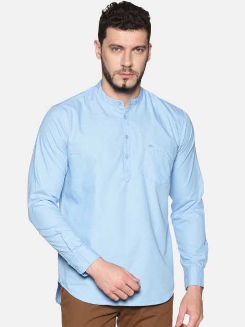 

Chennis Men Blue Pure Cotton Kurta