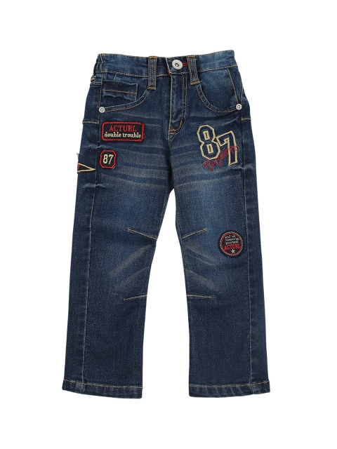 

Actuel Boys Blue Mildly Distressed Light Fade Jeans