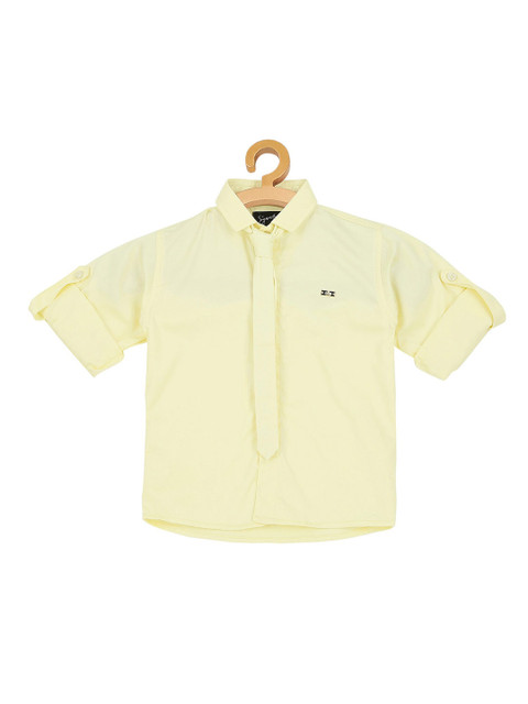 

Actuel Boys Yellow Opaque Casual Shirt