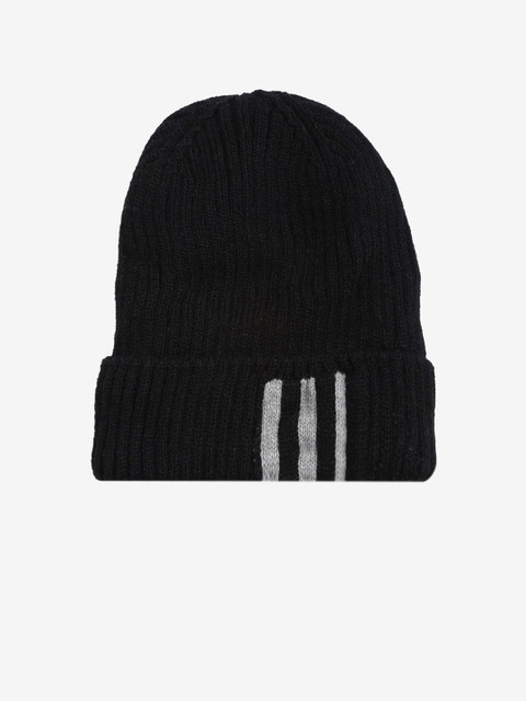 

LOOM LEGACY Men Black & White Beanie