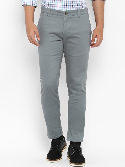 

Parx Men Green Tapered Fit Trousers