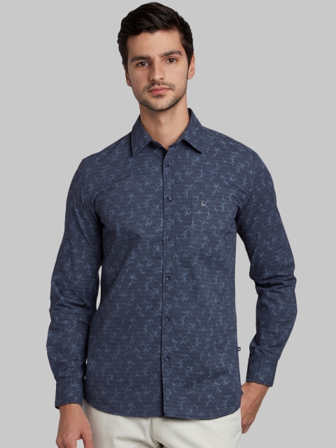 

Parx Men Blue Slim Fit Trousers