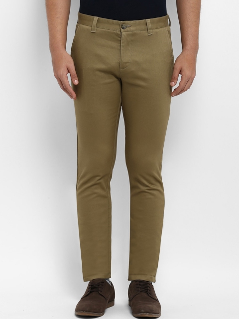 

Parx Men Green Tapered Fit Trousers