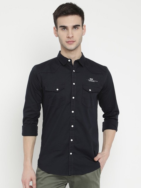 

V2 Value & Variety Men Blue Opaque Casual Shirt