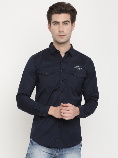 

V2 Value & Variety Men Blue Opaque Casual Shirt