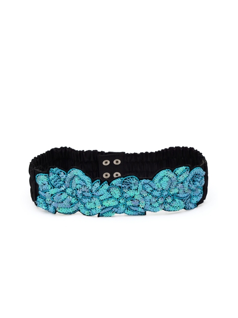 

Diwaah Women Blue & Black Embellished Belt