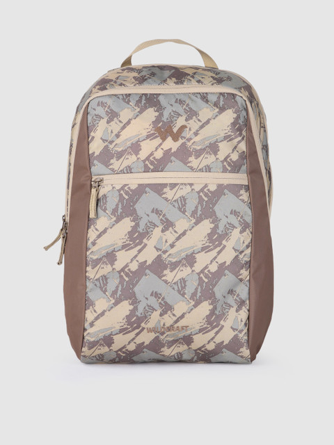 

Wildcraft Unisex Khaki Brown My Sleek 2 Printed Backpack