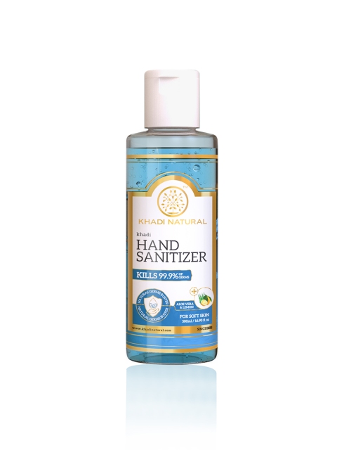 

Khadi Natural Aloe Vera & Lemon Hand Sanitizer 500 ml, Blue