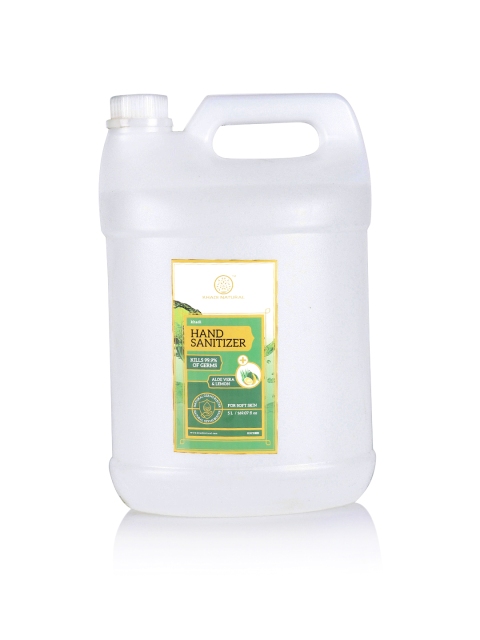 

Khadi Natural Aloe Vera & Lemon 70% Alcohol Gel Hand Sanitizer 5l, White