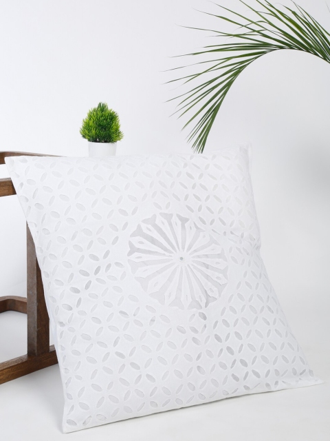

Fabindia White Square Cushion Covers