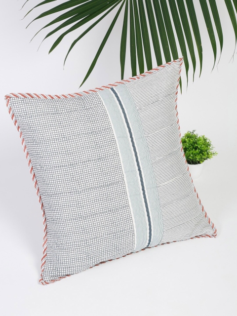 

Fabindia Teal & Blue Square Cushion Covers