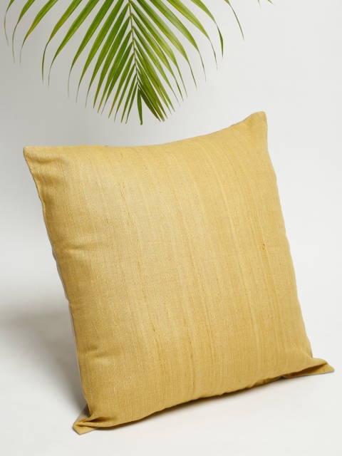

Fabindia Yellow Square Cushion Covers